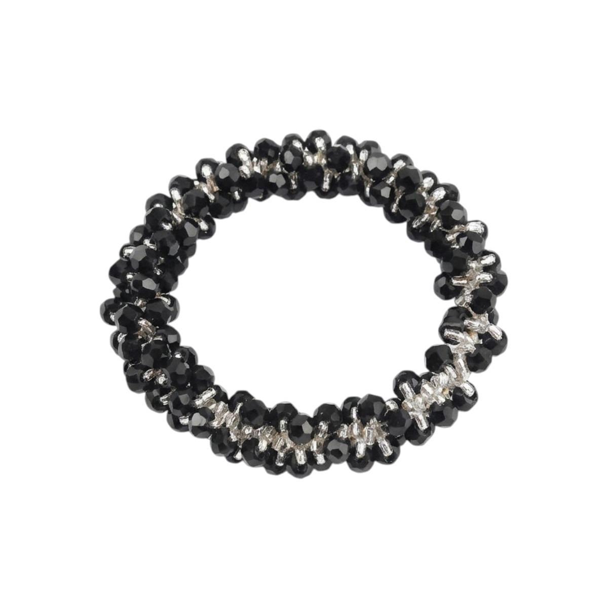 Elastico per capelli nero con perline RG Romeo Gigli