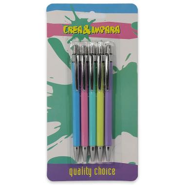 Blister 5 penne pastel scatto