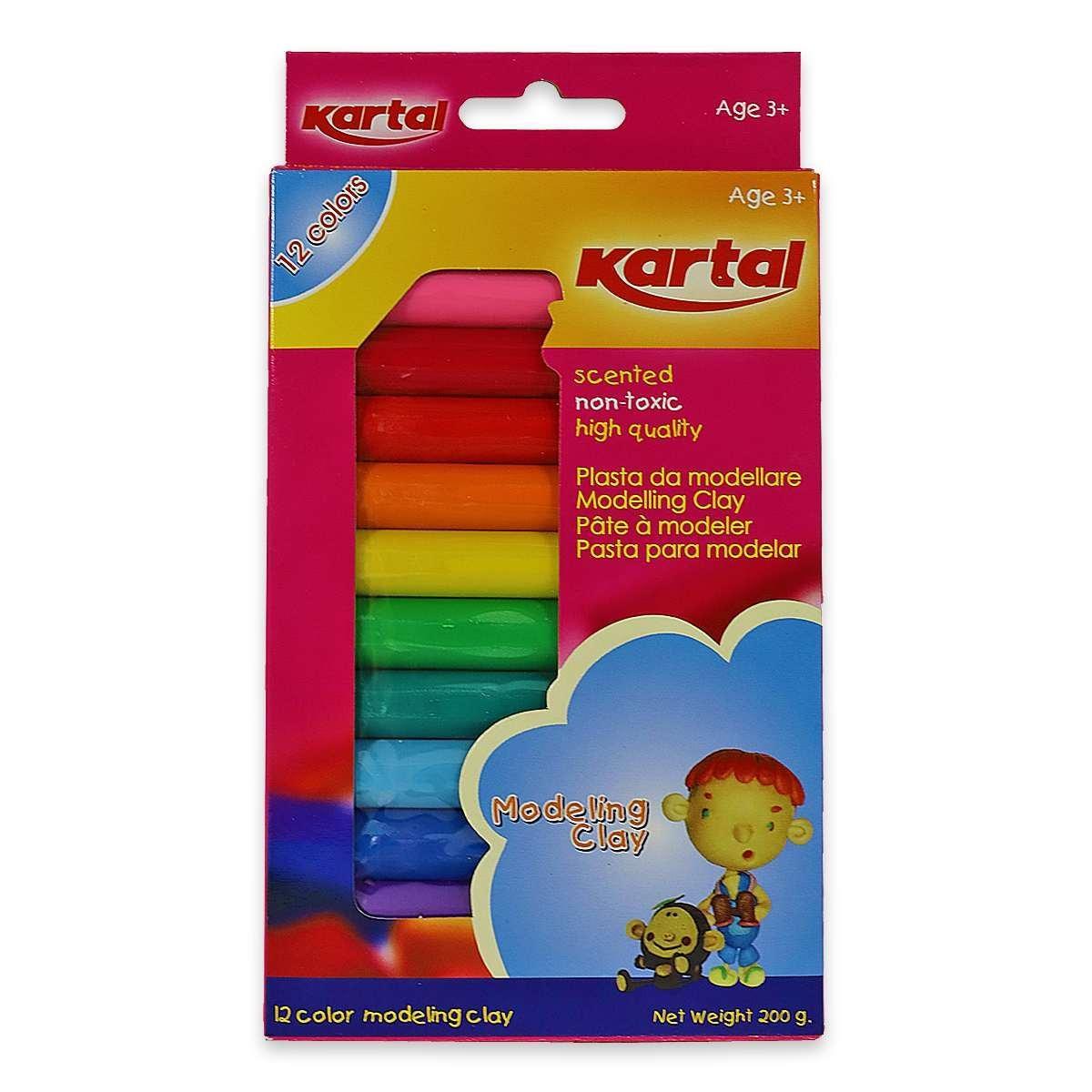 Plastilina 12 barrette 12 colori