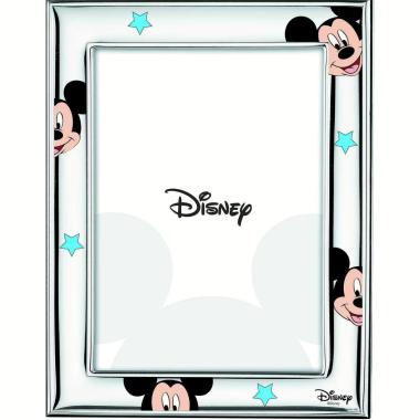 Cornice portafoto bimbo 13x18 cm Mickey Mouse celeste Valenti