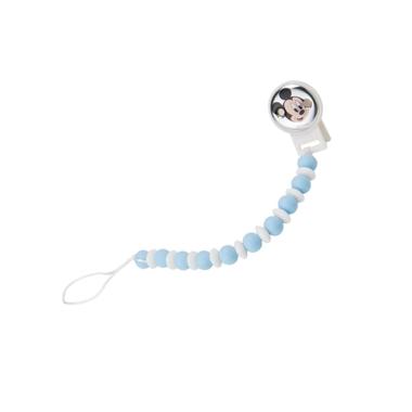 Spilla portaciuccio bimbo Mickey Mouse celeste Valenti