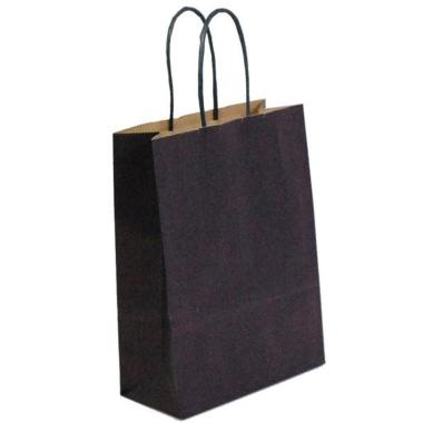 Shopper in carta h.24 x l.18 x p.8 cm colore eco blu notte