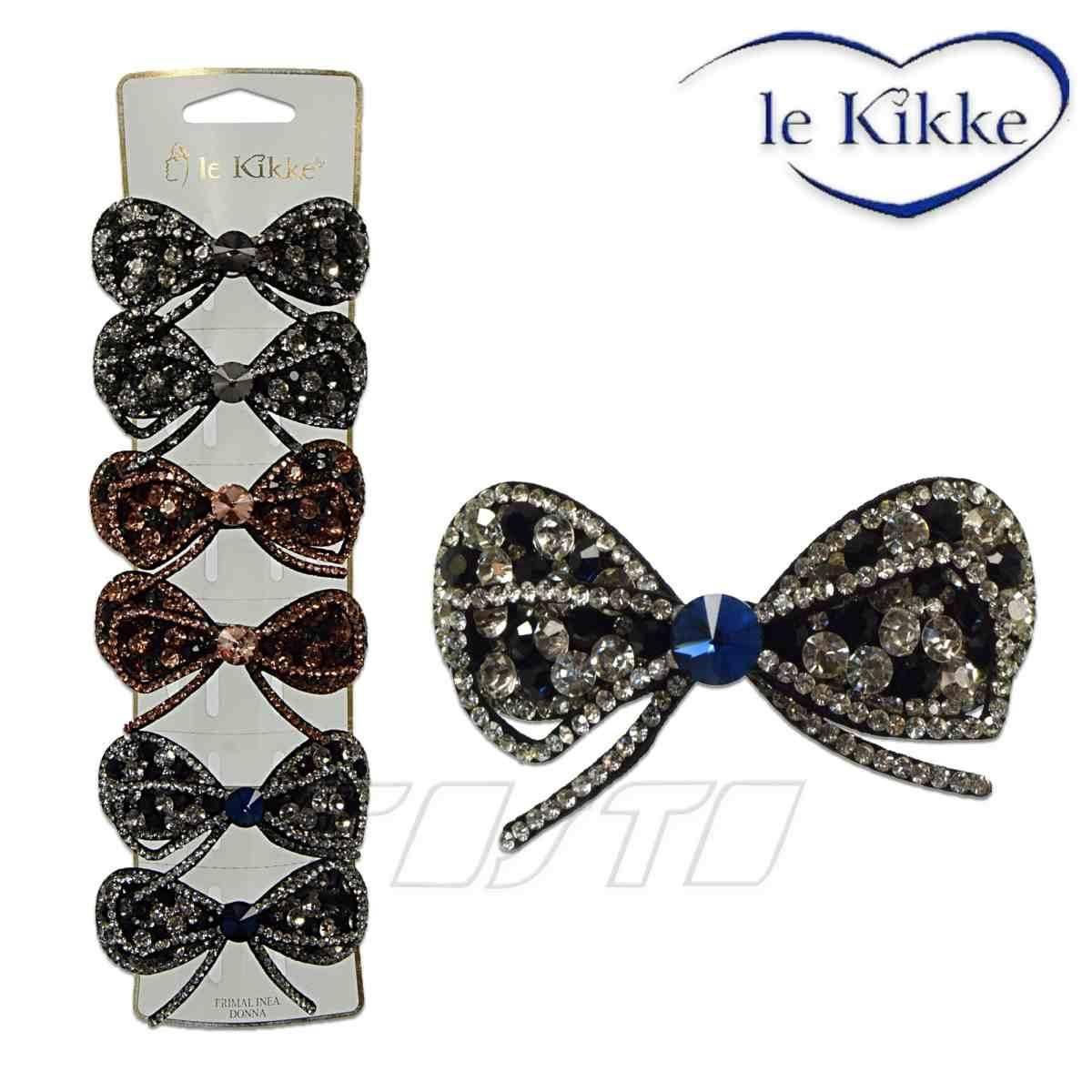 Fermaglio per capelli fiocco con pietre Le Kikke