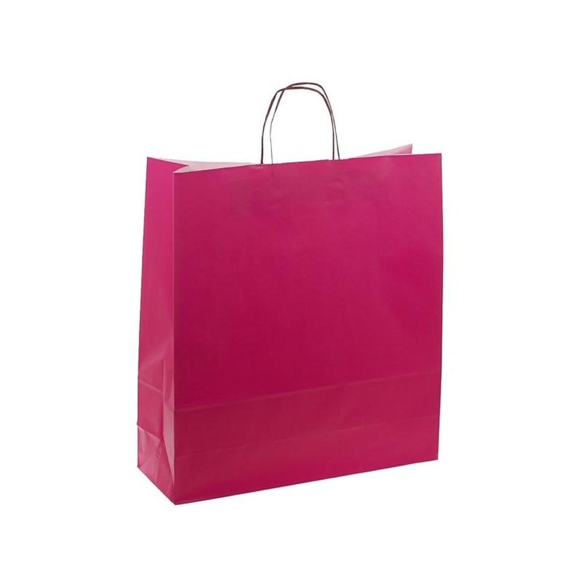 Shopper in carta colore fucsia h.49 x l.45 x p.15 cm
