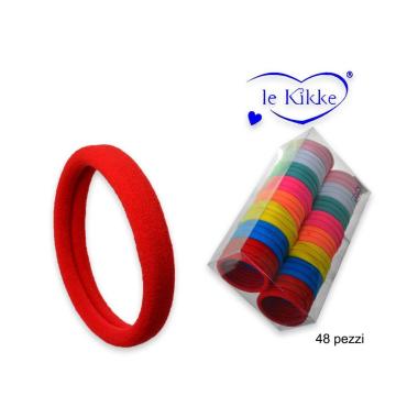 Elastico per capelli colori vivaci in box da 48 pezzi