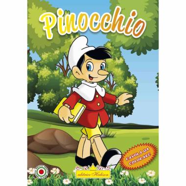 Libro favola da leggere e colorare Pinocchio