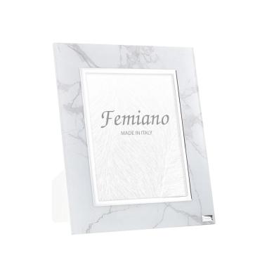 Cornice portafoto bianco carrara 18x24 cm