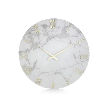 Orologio da parete bianco carrara d 80cm