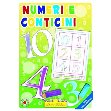 Libro da colorare  Numeri e conticini serie ludica didattica