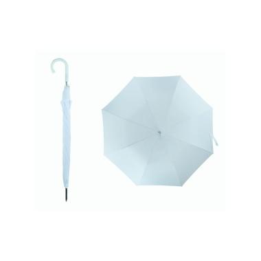 Ombrello apertura automatica bianco in poliestere Blue Drop