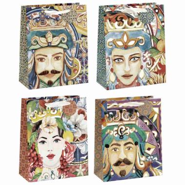 Shopper in carta Mori Siciliani 26x12x h.32 cm
