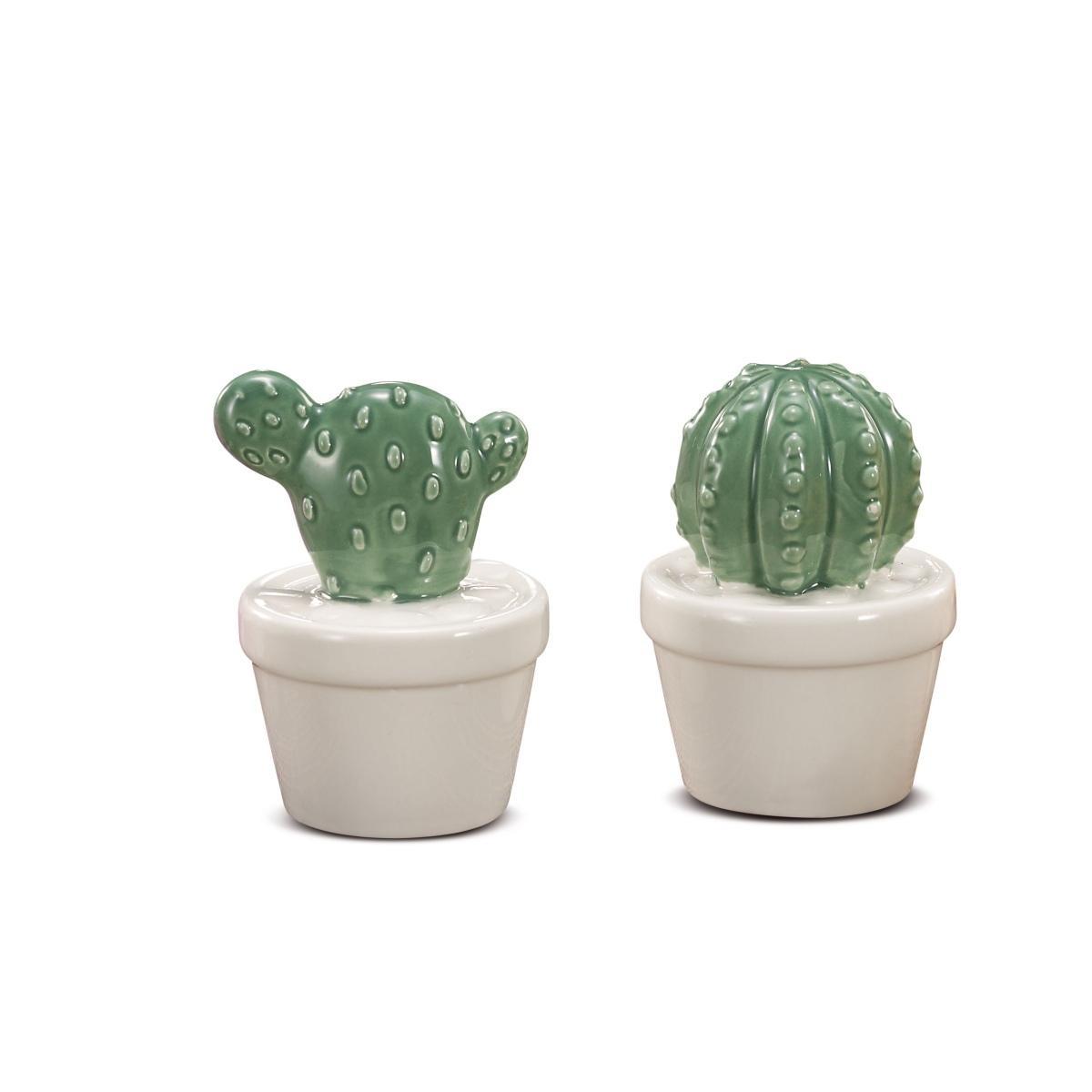 Decorazione cactus in ceramica 6x8,5 cm