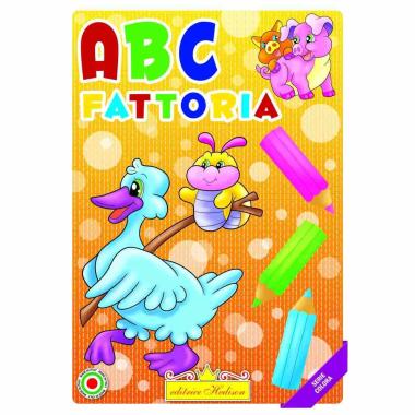 Libro da colorare abc fattoria serie colora