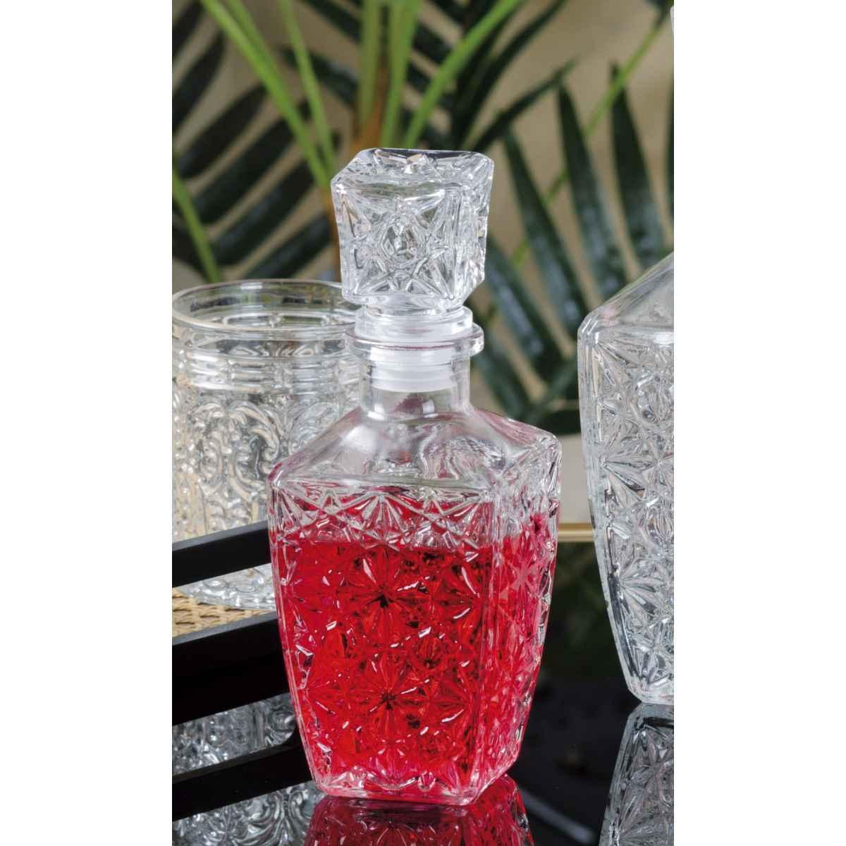 Bottiglia in vetro 480 ml 8x8x21 cm