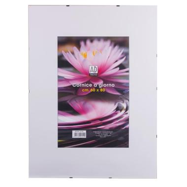 Cornice portafoto a giorno in plexiglass 60x80 cm