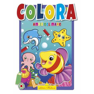 Libro da colorare Amici del mare