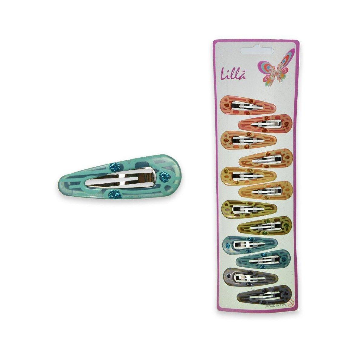 Clic clac cm5,5 ovale c/glitter