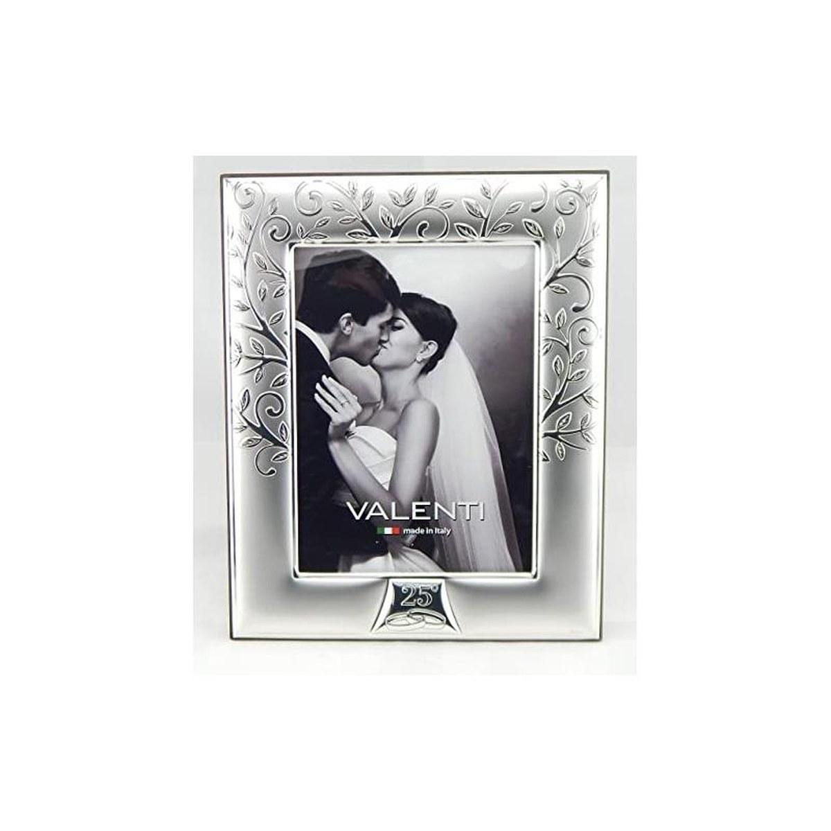 Cornice portafoto albero della vita 25° anniversario 13X18 cm Valenti