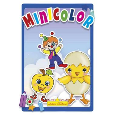 Minicolor 15x21 cm libro da colorare e scrivere animali e frutta