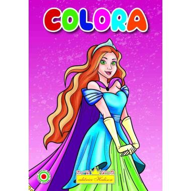 Minicolor 15x21 cm libro da colorare pricipesse