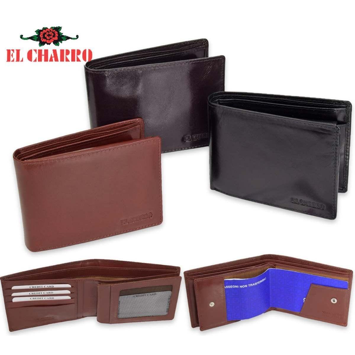 Portafoglio uomo in pelle Made in Italy El Charro