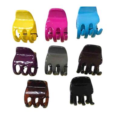 Pinzotto per capelli metacrilato 3,5 cm colorato Lillà